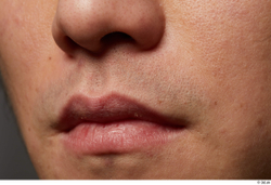 Face Mouth Nose Skin Man Asian Slim Studio photo references